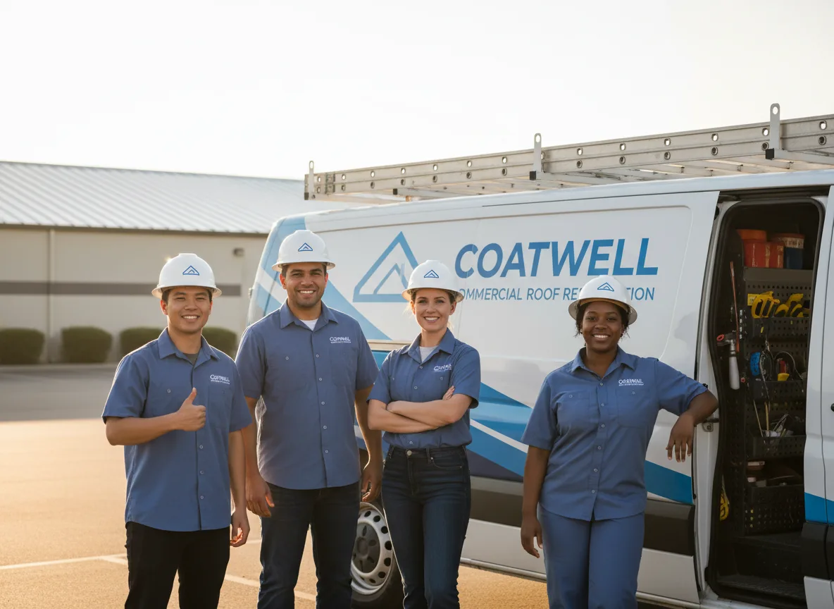 Commercial roof coating company in Evansville, MN